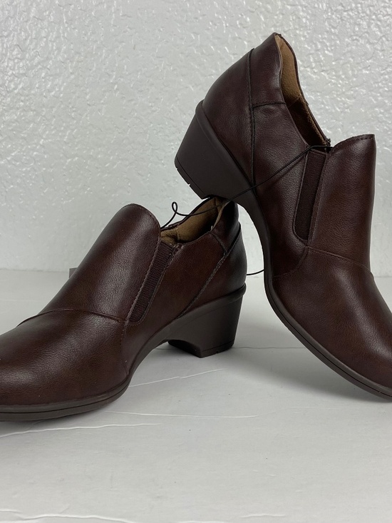 JBU by Jambu Brown Comfort Slip-On Wedge Shoes Women’s 7.5M New - Picture 2 of 9